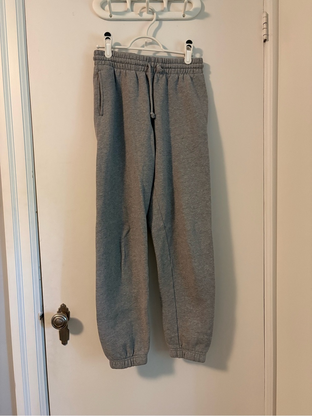 TNA Gray Elastic Waist Sweatpants